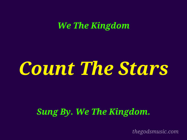 Count The Stars Christian Song Lyrics
