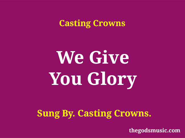 king of glory you have given me a new song lyrics