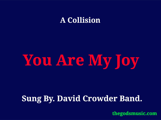 jesus you are the centre of my joy lyrics