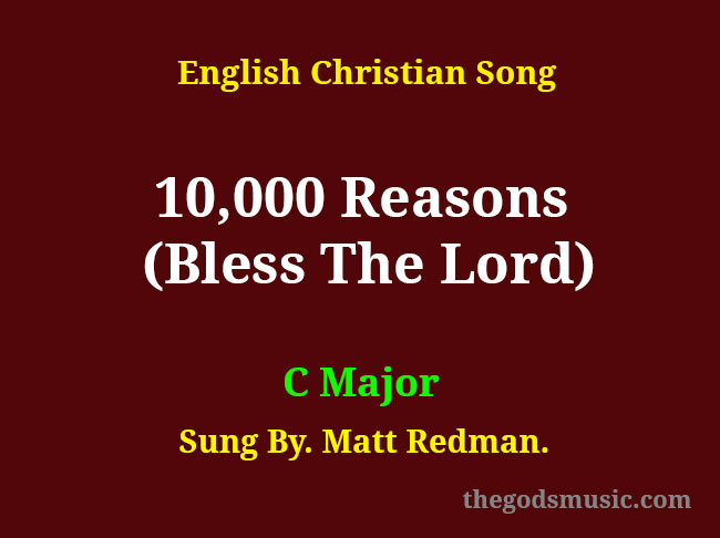 10,000 Reasons (Bless The Lord) Keyboard Chords