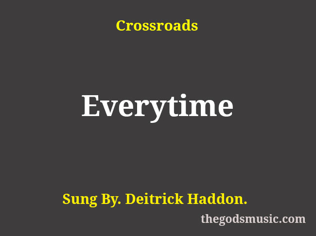 Everytime Song Lyrics