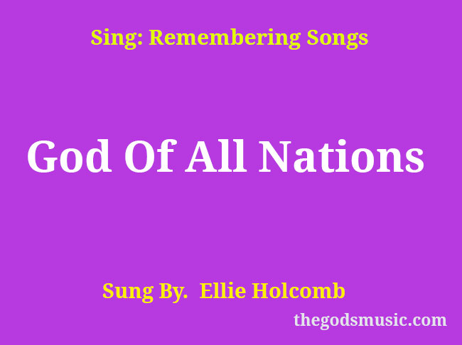 all the nations of the world song lyrics