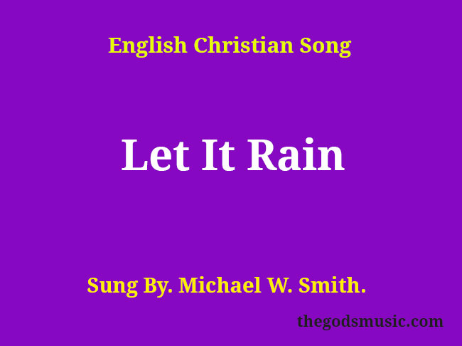 hillsong let it rain lyrics