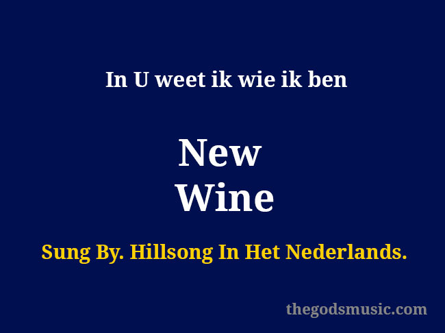 hallelujah new wine lyrics