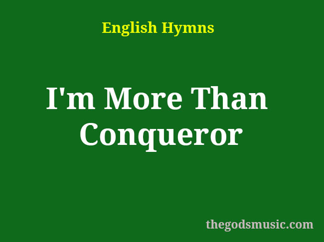 Conqueror lyrics