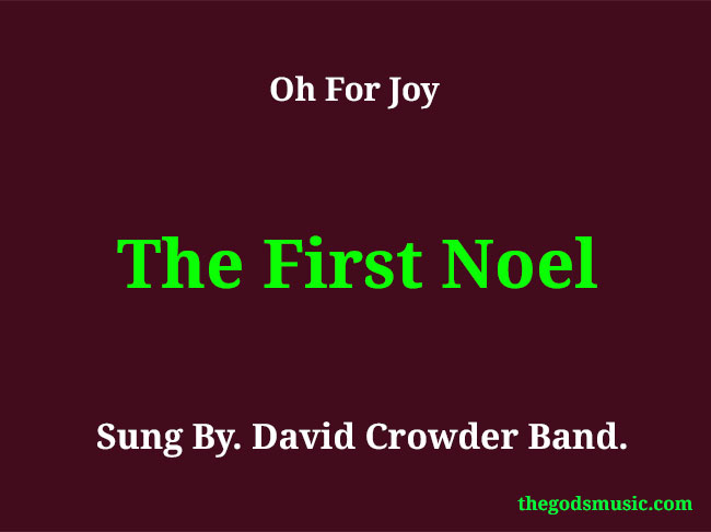 The First Noel Christian Song Lyrics