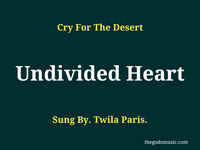 Undivided Heart Christian Song Lyrics