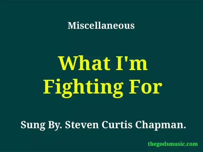 song lyrics about parents fighting