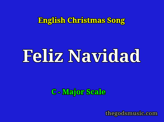 Feliz Navidad English Christian Keyboard Chords 7339